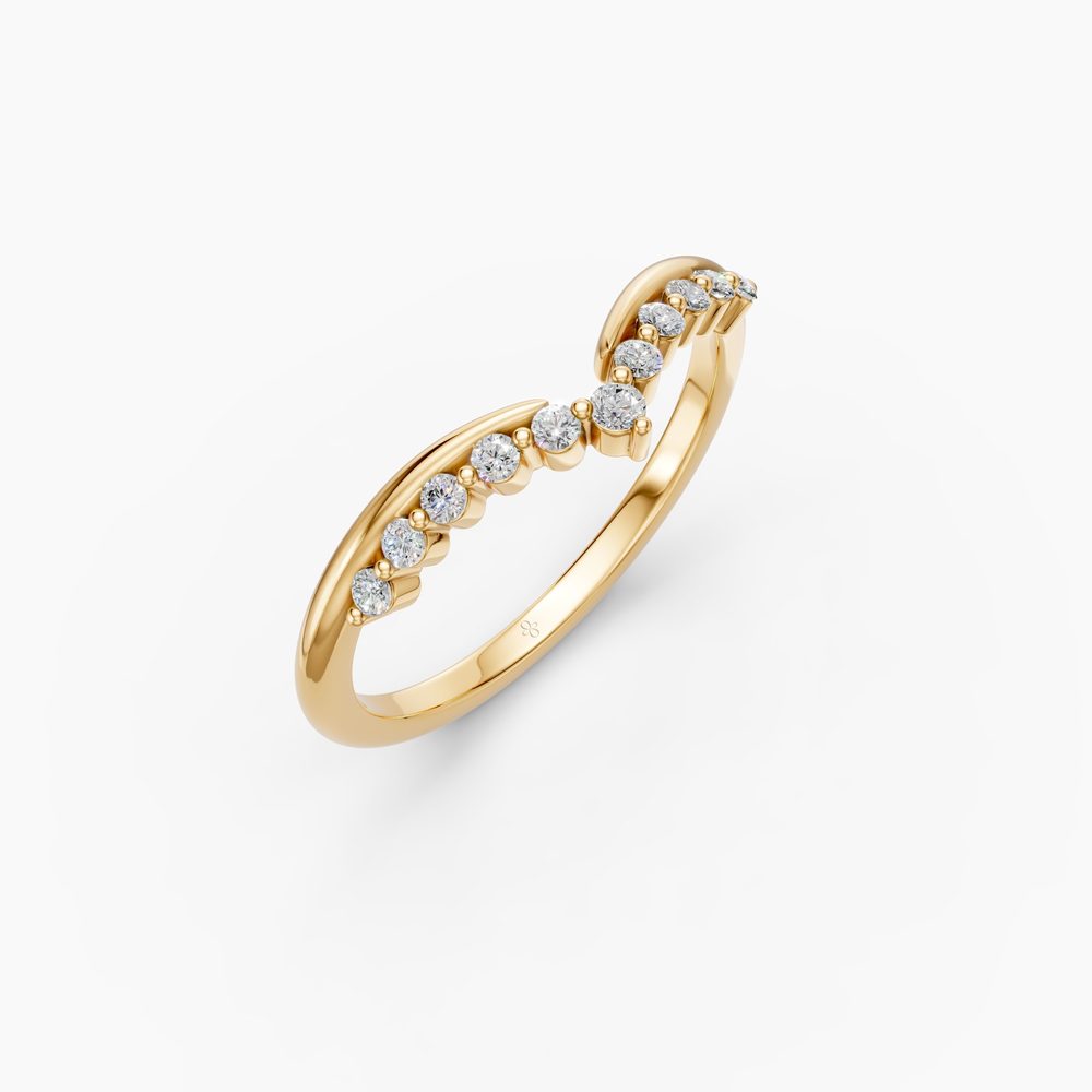 Chevron diamond band render