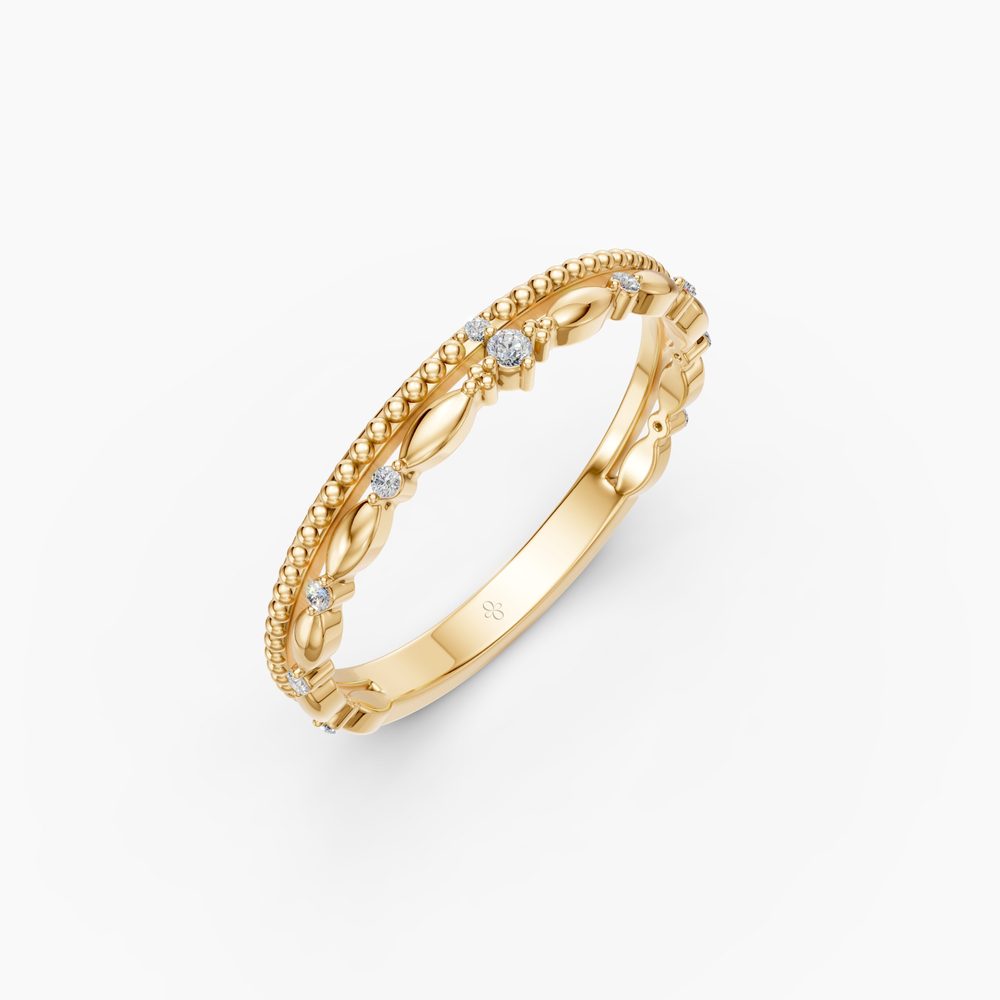 Double-row stacking ring render